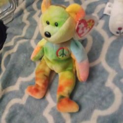 "Peace " The rare ty Bear .