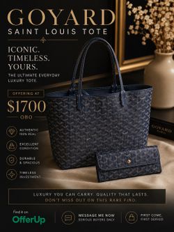 GOYARD SAINT LOUIS TOTE