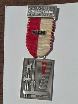 Shooting Medal Marksmanship Rifle 1967 Germany