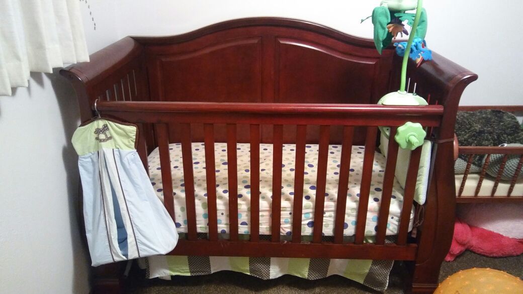 jardine madison lifetime convertible crib cherry