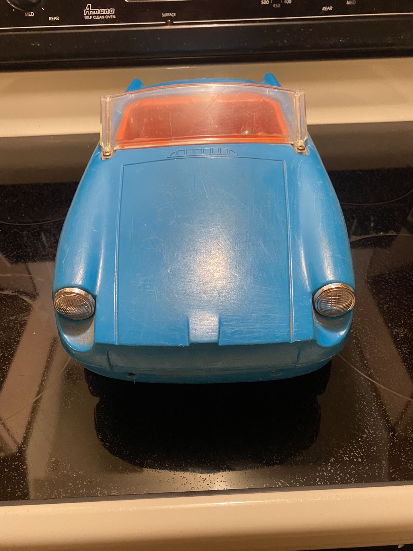 RARE cool Vintage 1963 Ideal Tammy Family Doll Blue Convertible Car