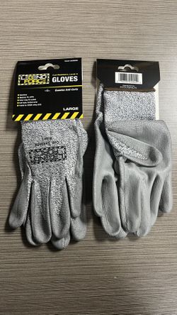 Legendforce Cut Resistant Gloves Level 3 Grey Large 2 Pack