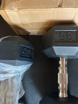 New 35lb Dumbbells