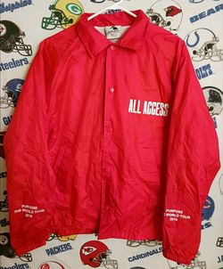 2016 Justin Bieber Purpose World Tour Pop Music R&B Singer Concert All Access Jacket