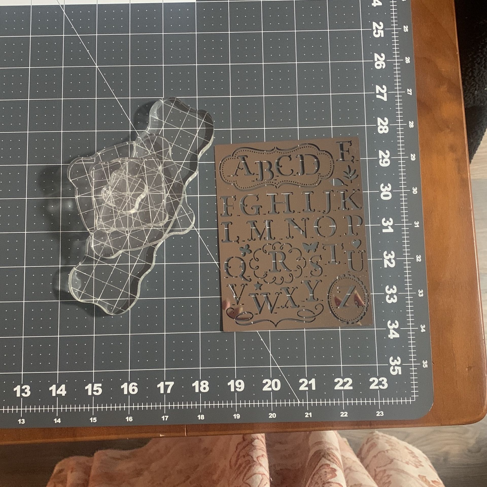Craft Lettering Stencil & Stamping Acrylics 