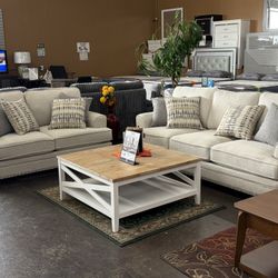 NEW Sofa & Loveseat Set w/ Pillows