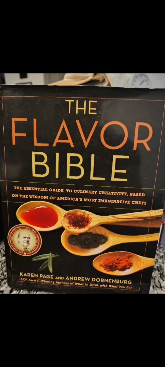 Flavor Bible. Great For New Servers ! Waiter/Waitress