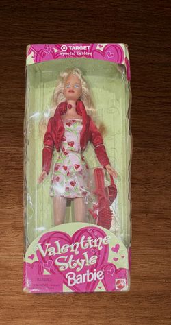 MATTEL TARGET SPECIAL EDITION VALENTINE STYLE BARBIE DOLL