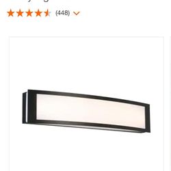 New Matte Black LED Light Vanity 