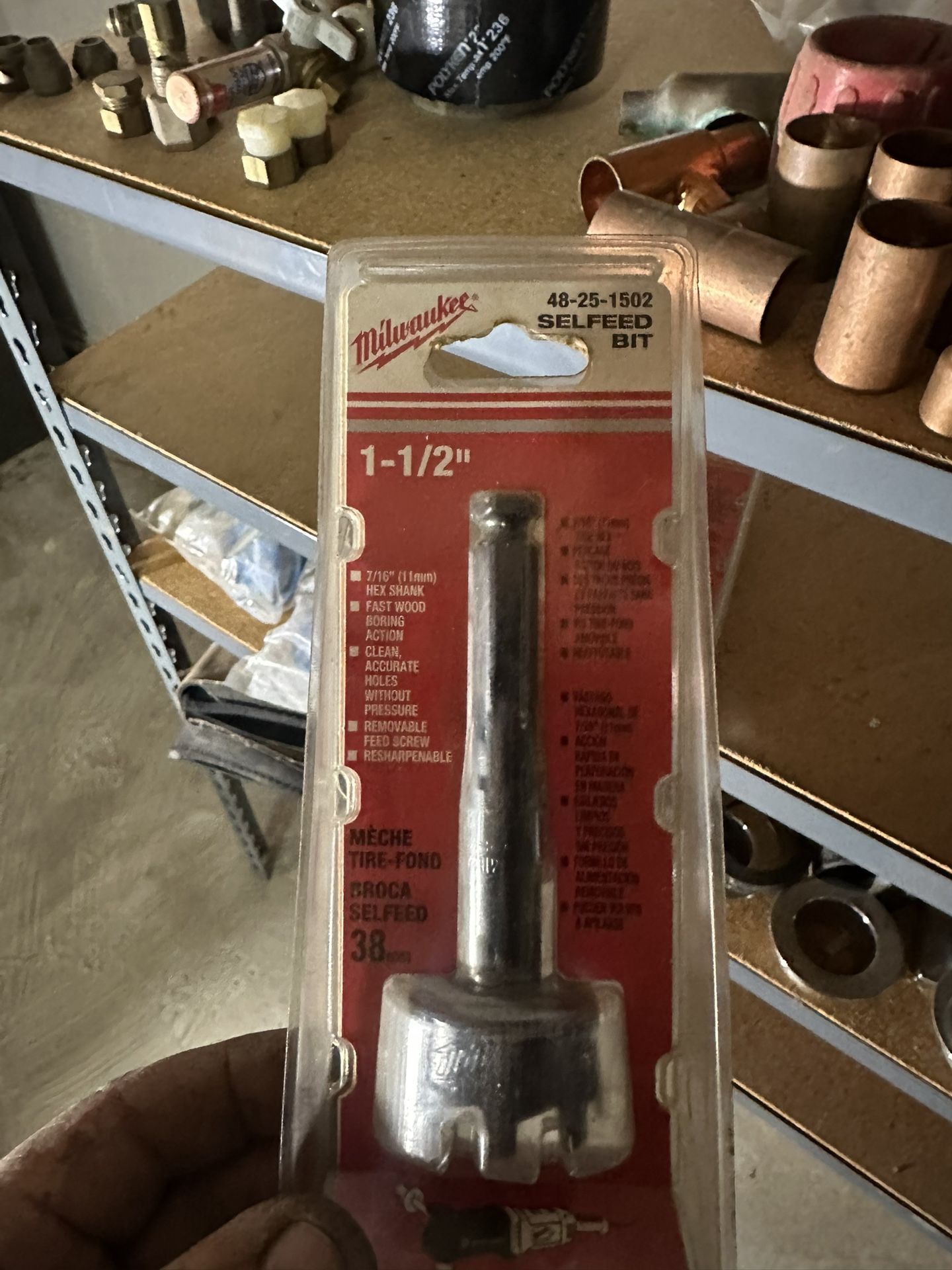 Milwaukee Selfeed High-Speed Bits 1-1/2