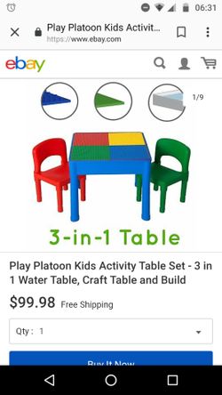 Brand New kids table and chairs