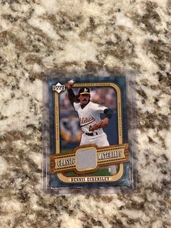 Dennis Eckersley Jersey Card 2005 Upper Deck