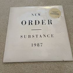 New Order – Substance 1987 | Original Double LP | Shrink Wrap | Hype Sticker