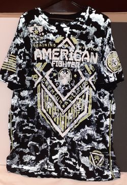 AMERICAN FIGHTER DESIGNER SHIRT EXCLUSIVES FROM THE BUCKLE SIZE 2XL $35