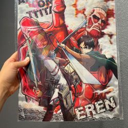 Attack On Titan 3D Lenticular Poster