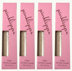 4 Pieces Of Pink Lipps Cosmetics 5-Star Soft Matte Concealer - 0.3oz