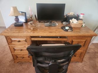 Hard Wood Office Desk