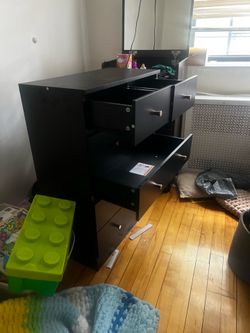 Black dresser