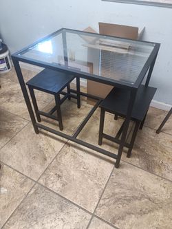 Table and chairs
