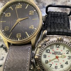 2 Men Watches $8.00 Ea