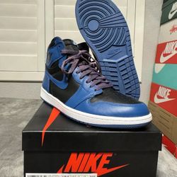 Size 12 - Jordan 1 Retro OG High Dark Marina Blue VNDS