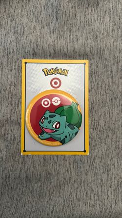 Pokémon Bulbasaur Target Exclusive Pin Button