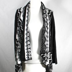 Corporate Goth Comfy Chevron Open Cardigan Wet Seal LRG Jennifer Aniston Style
Wet Seal