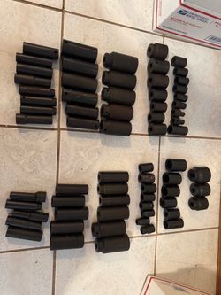 SK impact sockets MM&sae 1/2 drive