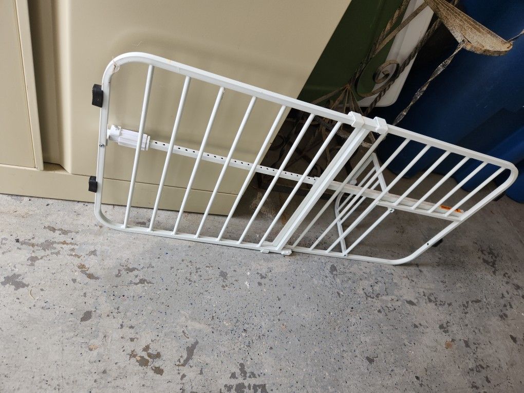 White Metal Gates