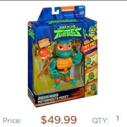 5 1/2" 50 + phrases ninja turtle babble heads $10