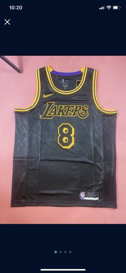 New LA Lakers Kobe Bryant BLACK Mamba Jersey