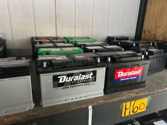 New and rebuilt and used car Batterys