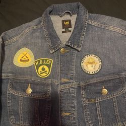 Lee’s Denim Jacket  W/ Patches 