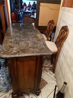 Marble brown furniture