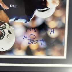 Autographed Christian Hackenberg Framed Photo
