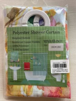 Colorful 180cm Shower Bathroom Curtain New