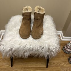 UGG Tan Suede Boots with Cream Fur Lining. Women’s. New. Size 11.