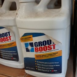 3 bottles Grout boost 70oz clear grout additive