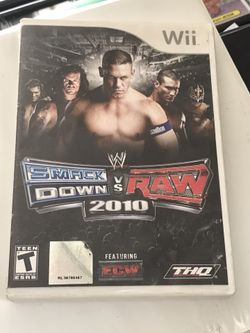 Smack down vs Raw for wii