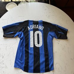 2004/2005 Inter milan Adriano Home Jersey Authentic 