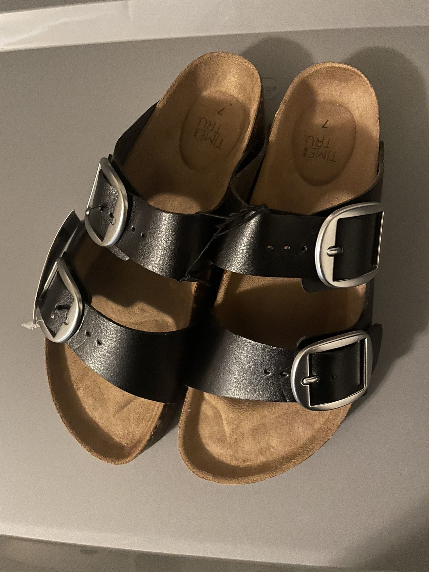 Women Footbed Sandals Size 7 New