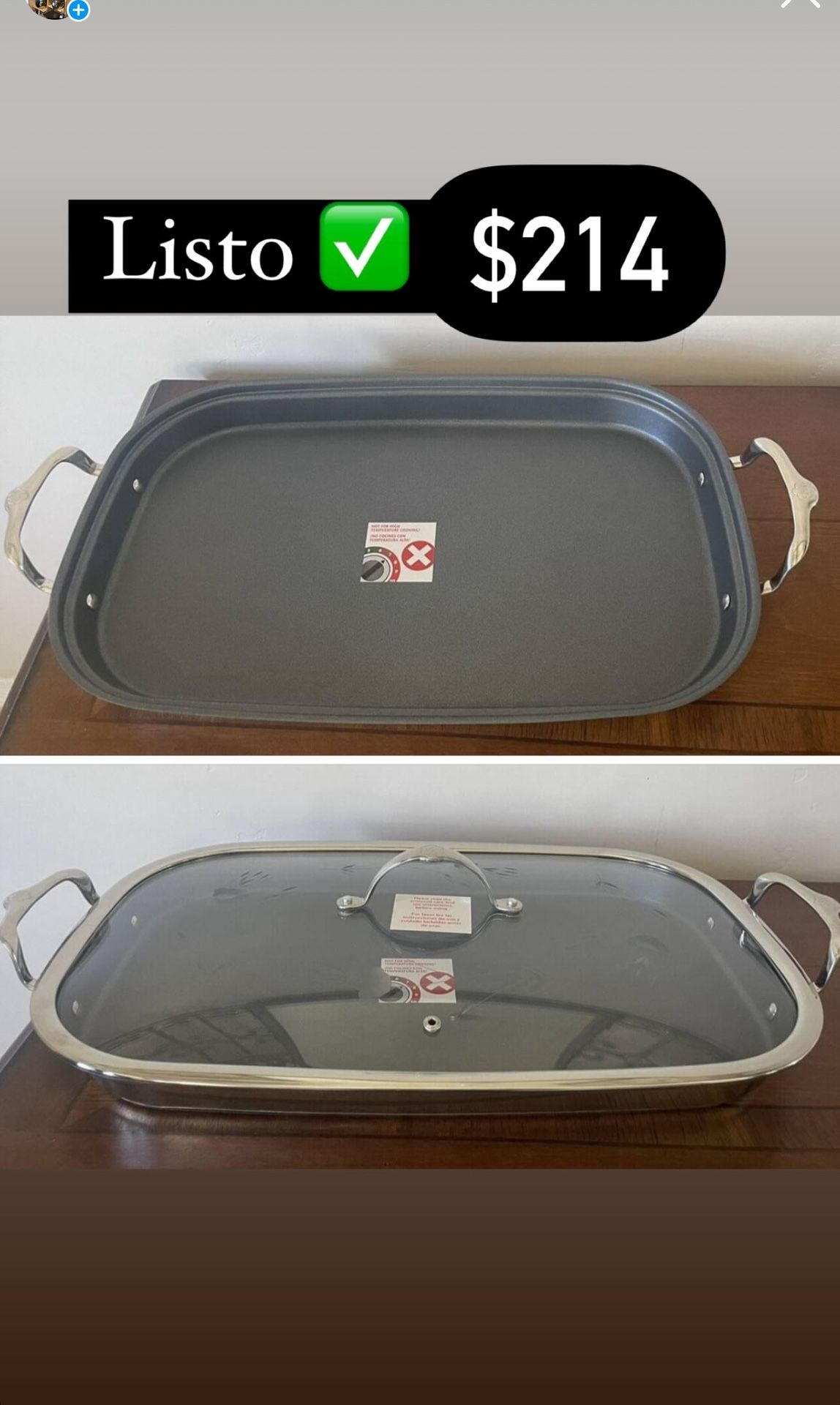 Plancha Princess House Home & Garden