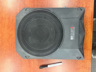 MB Quart RW-110A 10” Powered Car Subwoofer 800W with Bass Remote