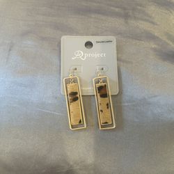 Cute Earrings. Brand New. Genuine Leather. 