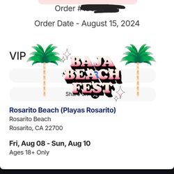 baja beach fest tickets 