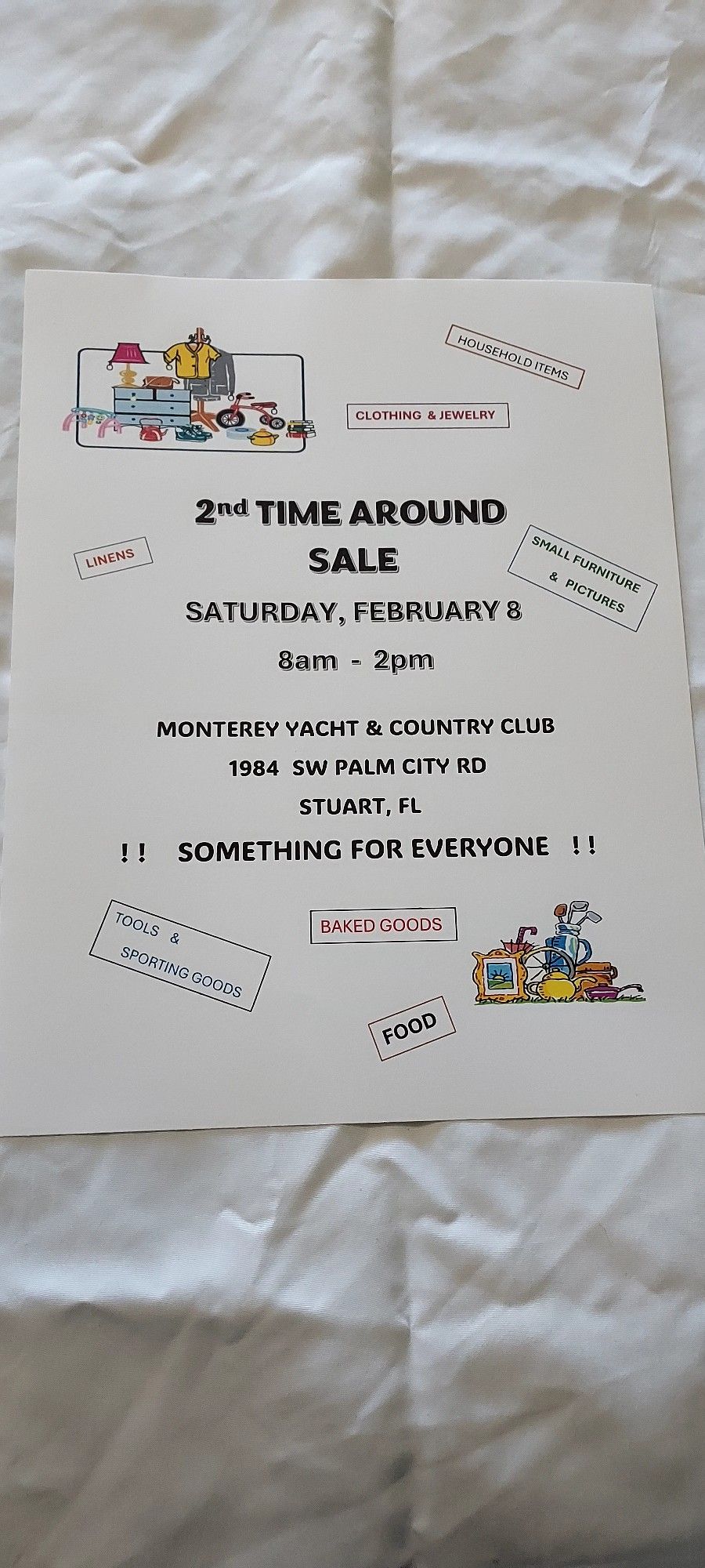 TOMORROW - BIG Yard d Sale February 8th Stuart Fla