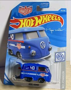 Hot Wheels VW Volkswagen Bus Kool Blue Kombi