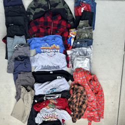 Lot Of Boys Clothes- Sizes S/7/8