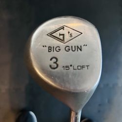 G's Big Gun 3 Wood 15° Loft Golf Club