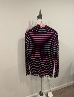 Lily Pulitzer Medium Blue and Pink Sweater